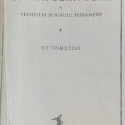 Biblia sau Sfanta Scriptura