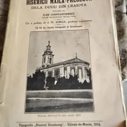 Istoricum Bisericii Maica-Preceste de la Dudu din Craiova - Ioan Constantinescu