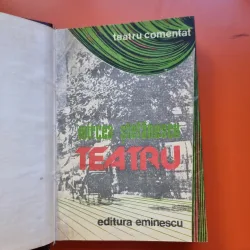 Teatru comentat- Mircea Ștefănescu - cu dedicatia autorului catre N. Carandino