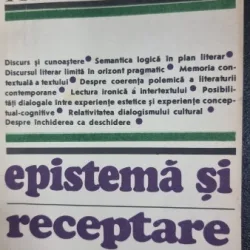 Epistema si Receptare - Nina Ivanciu (cu dedicatie de la autoare)