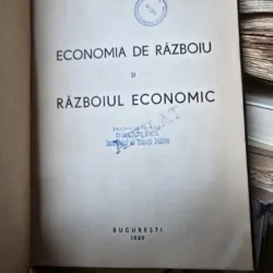 Economia de razboi si razboiul economic