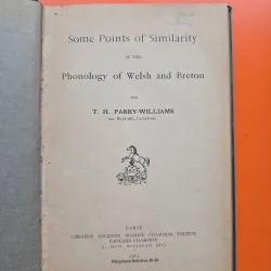 Some Points of Similarity in the Phonology of Welsh and Breton - T. H. Parry-Williams