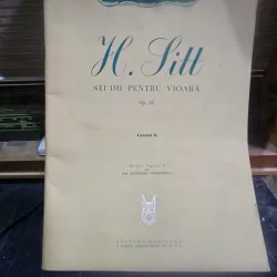 H. Sitt, Studii pentru vioara, OP 32, caietul II, partituri