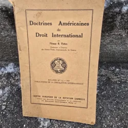 Doctrines Americaines de Droit International - Pitman B. Potter