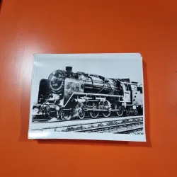 Fotografie Locomotiva de muzeu Br 62.015 in Belgershain / vara 1981