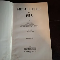 MÉTALLURGIE DU FER - L. Colombier