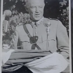 Fotografie tip Carte postala, Generalul elvetian Henri Guisan (1874-1960)
