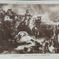 Carte postala, Musee de Versailles, Philippoteaux-Bataille de Rivoli, 14 janvier 1797