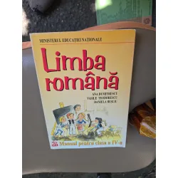 Limba română, manual pentru clasa a IV-a- Ana Dumitrescu