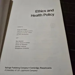 Ethics and Health Policy - Robert M. Veatch, Roy Branson