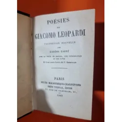 Poesies - Giacomo Leopardi