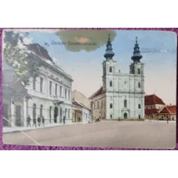 Carte postala, Erzsebetvaros, district din Budapesta, 1923