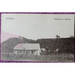 Carte postala, casa in Királyháza, localitate in Ukraina, 1917