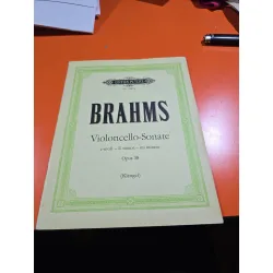 Violoncello-Sonate e-moll – E minor – mi mineur Opus 38 - Brahms aprox. 1940