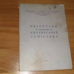 ORIENTARE IN PROBLEME DE GRAFOSCOPIE JUDICIARA
