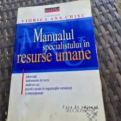 Manualul specialistului in resurse umane - Viorica Ana Chisu