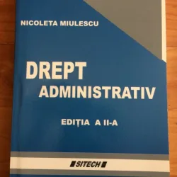 DREPT ADMINISTRATIV-NICOLETA MIULESCU