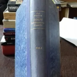 TRATAT DE DREPT ADMINISTRATIV ROMAN - PAUL NEGULESCU   VOL.1
