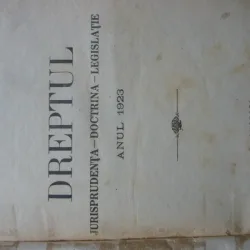 Revista Dreptul, anul LI, 1923