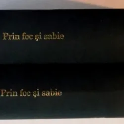 PRIN FOC SI SABIE DE HENRYK SIENKIEWICZ , VOL I-II , 2010