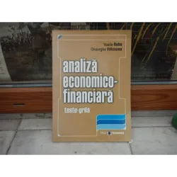 Analiza economica-financiara , Vasile Robu