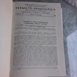 DERMATO-VENEROLOGIE REVISTA, VOLUMUL XIII/1968