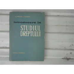 Introducere in Studiul Dreptului , I. Demeter, I. Ceterchi , 1962
