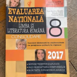 Mihaela Dobos Evaluarea Nationala Limba si Literatura Romana Consolidare
