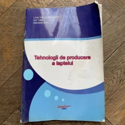 Livia Vidu Tehnologii de producere a laptelui