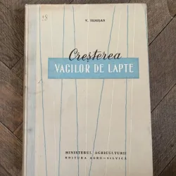 V. Temisan Cresterea vacilor de lapte