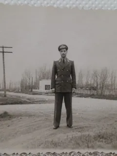 Fotografie, militar roman la Krasnodar, URSS, 1956