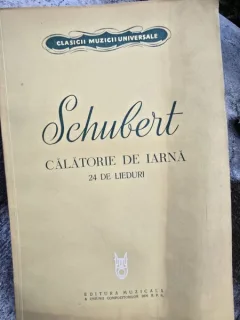 Partitura, Calatorie de iarna, 24 de lieduri - Schubert