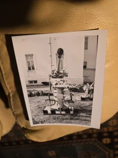 Fotografie tun antiaerian naval vedere frontala