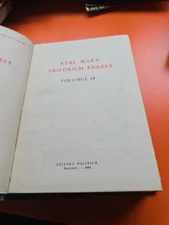 OPERE. VOLUMUL 18 - KARL MARX FRIEDRICH ENGELS 1964