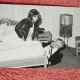 Fotografie, scena din piesa Napoleon era fata, actori Ildy Nastase si George Sofrag, 1991