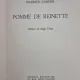 Pomme de reinette - Maurice Careme (cu dedicatia autorului pentru a III-a si ultima sotie alui Radu Beligan, Marica Pop)