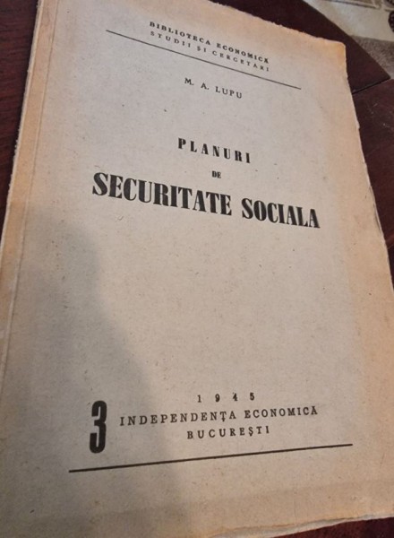 M. A. Lupu - Planuri de Securitate Sociala