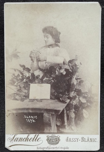 Fotografie pe carton, Marioara Carp, Slanic 1896