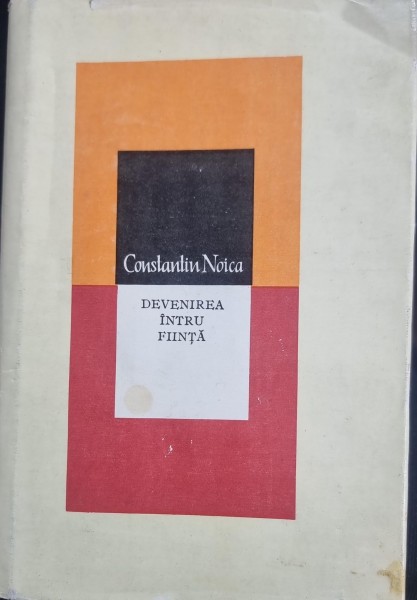 Devenirea întru ființă - Constantin Noica