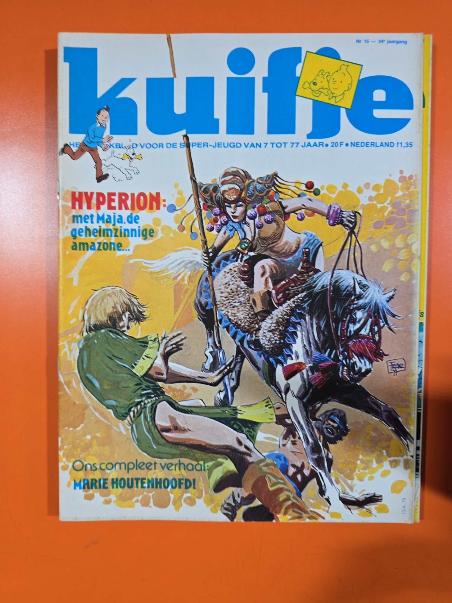 Revista Kuifje (Tintin - limba olandeza) No. 15/Anul 34