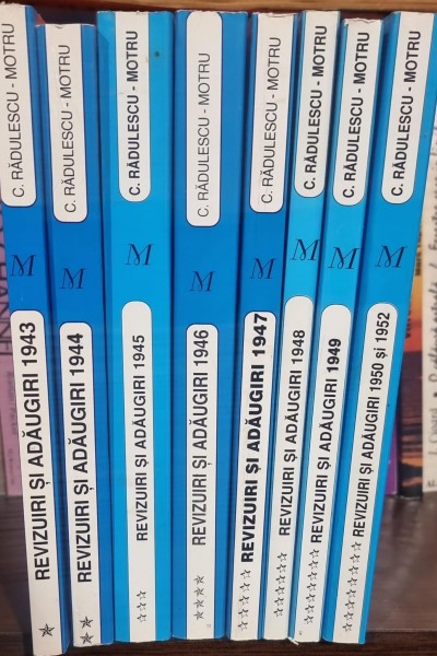 Constantin Radulescu Motru Revizuiri si adaugiri (8 volume)