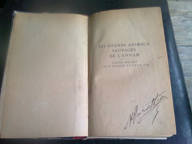 LES GRANDS ANIMAUX SAUVAGES DE L'ANNAM - FERNAND MILLET