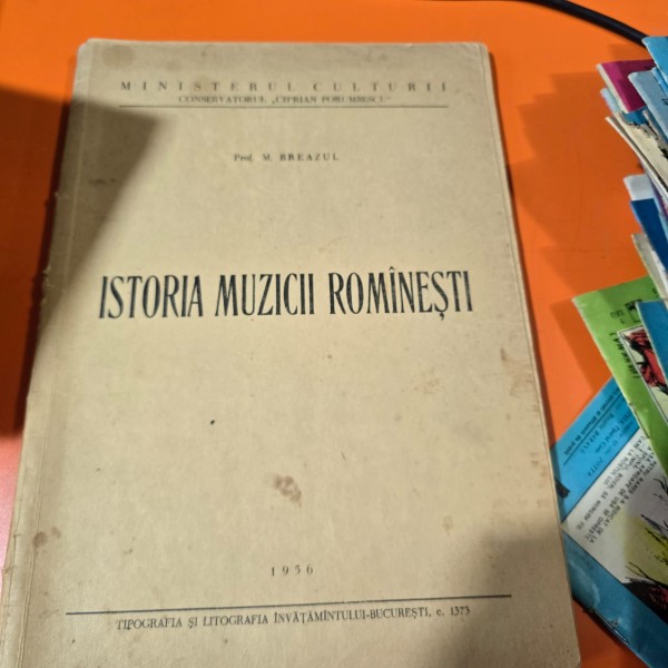 ISTORIA MUZICII ROMANESTI - GEORGE BREAZUL