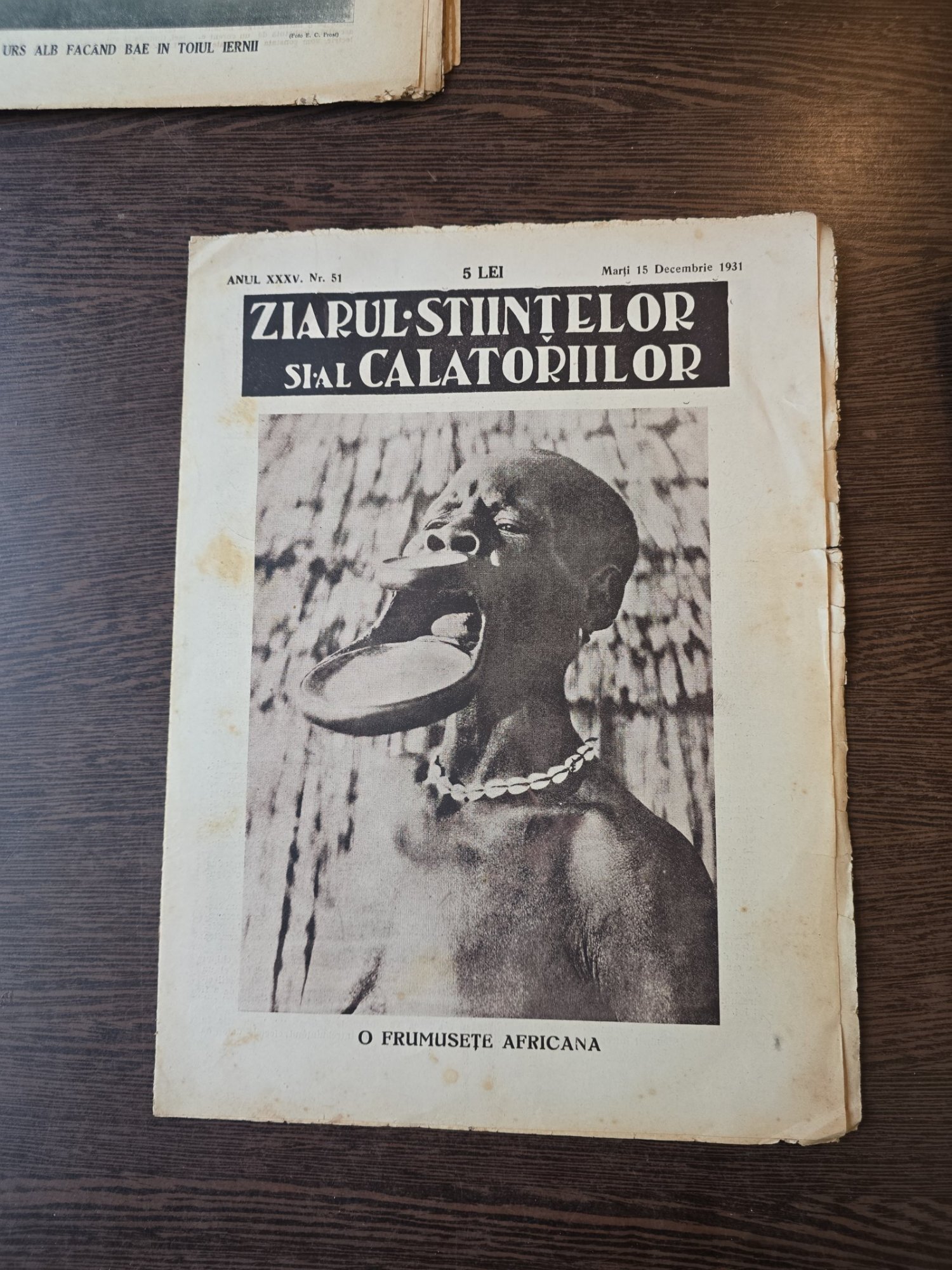 Ziarul Ştiinţelor şi al Călătoriilor - nr. 51/1931