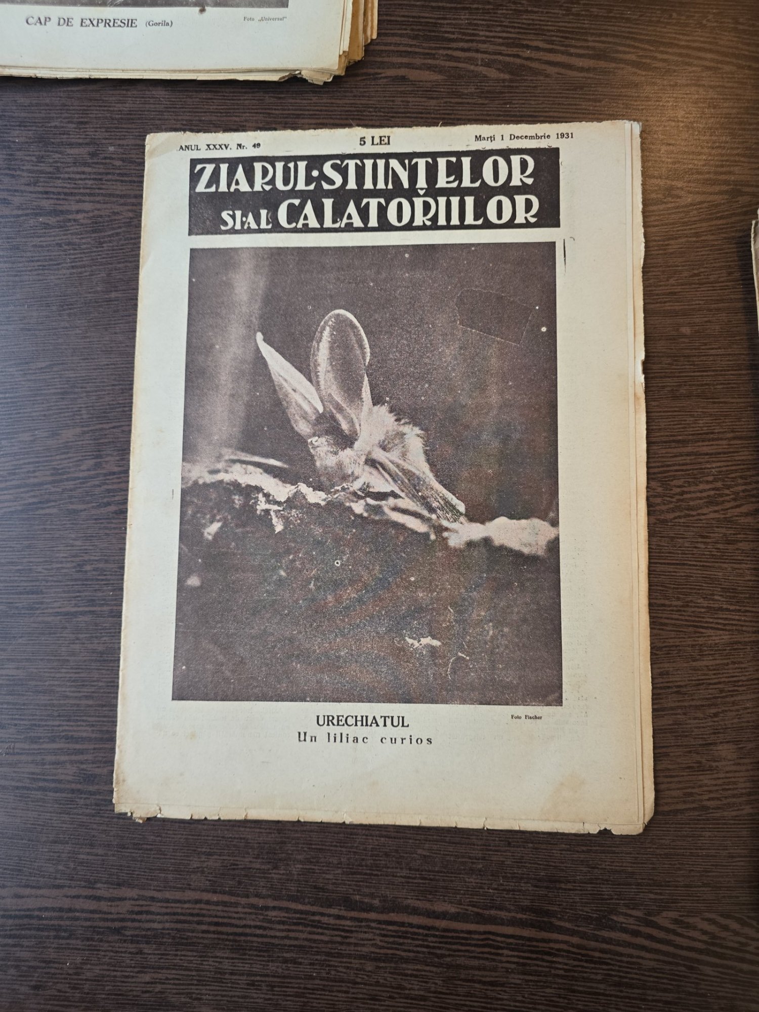 Ziarul Ştiinţelor şi al Călătoriilor - nr. 49/1931