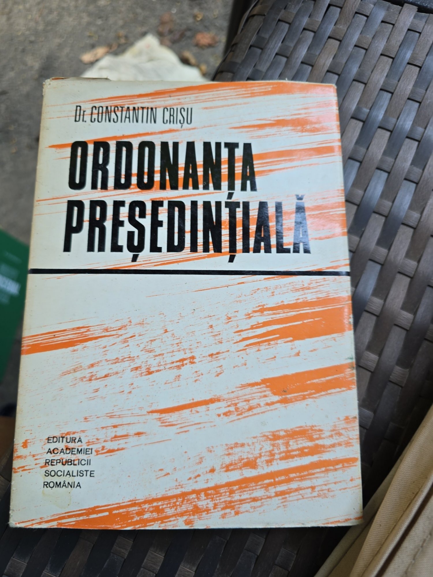 Ordonanța prezidențială - Dr. Constantin Crișu