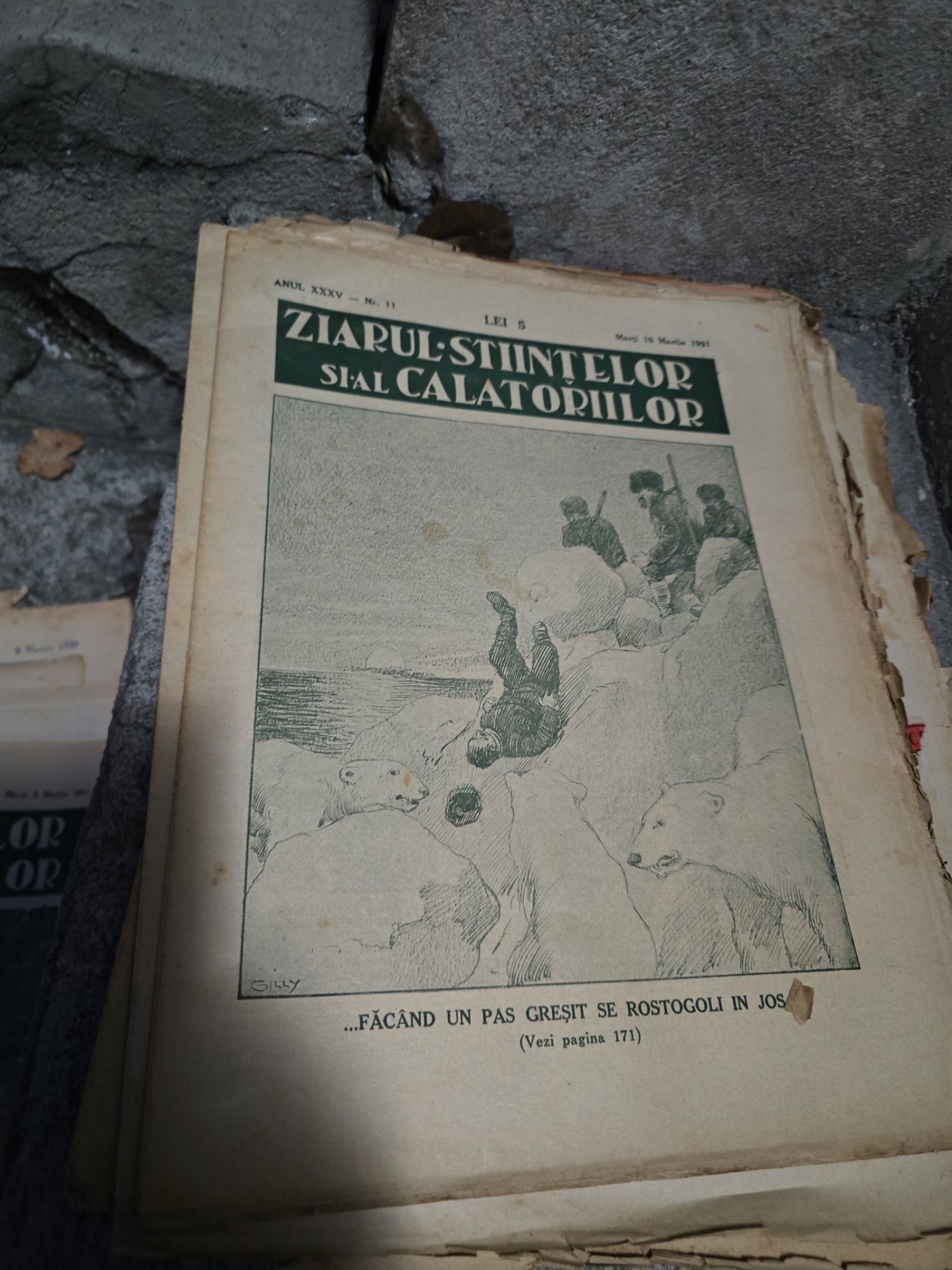 Ziarul Ştiinţelor şi al Călătorilor nr.11/1931