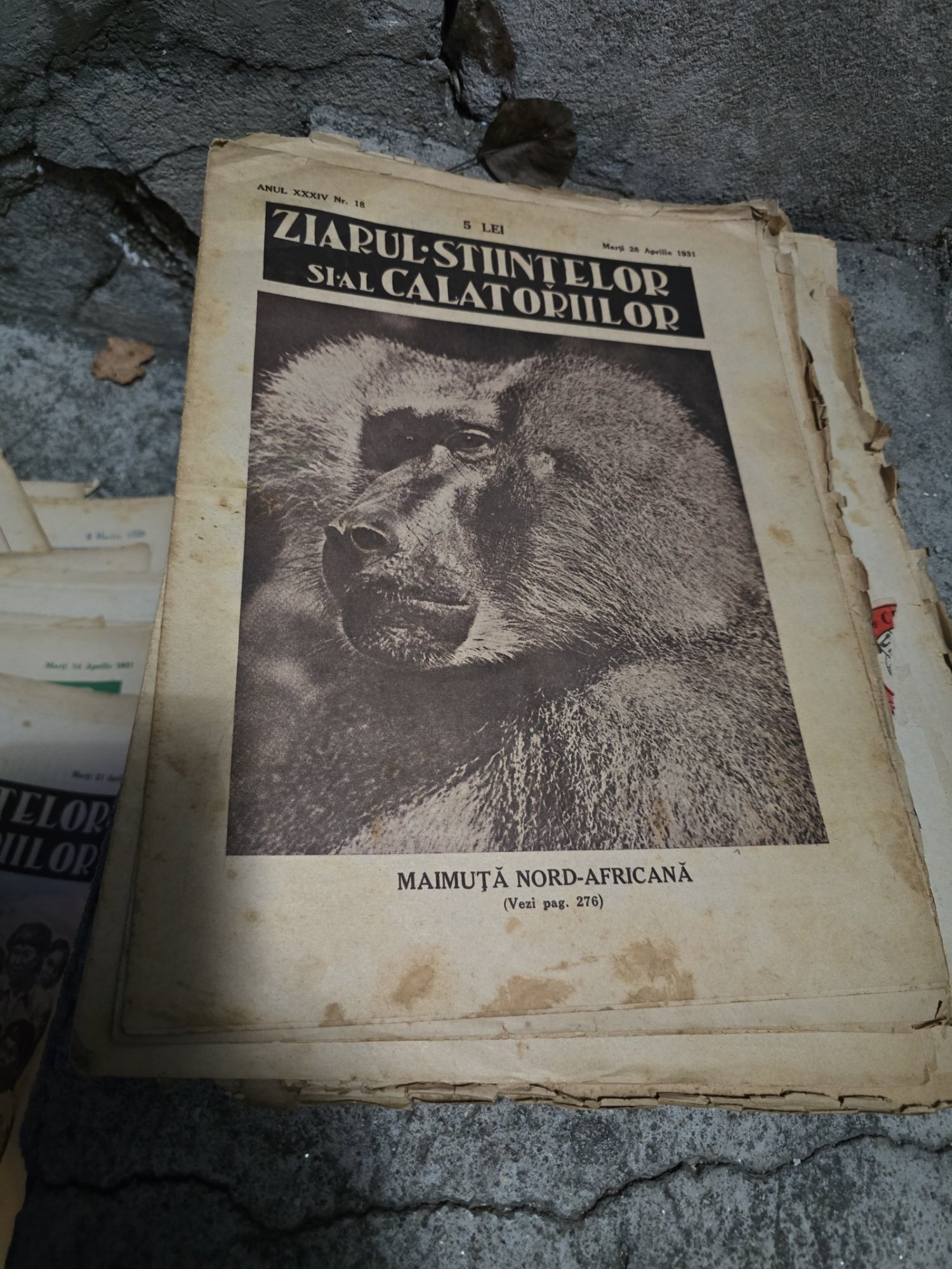 Ziarul Ştiinţelor şi al Călătorilor nr.18/1931
