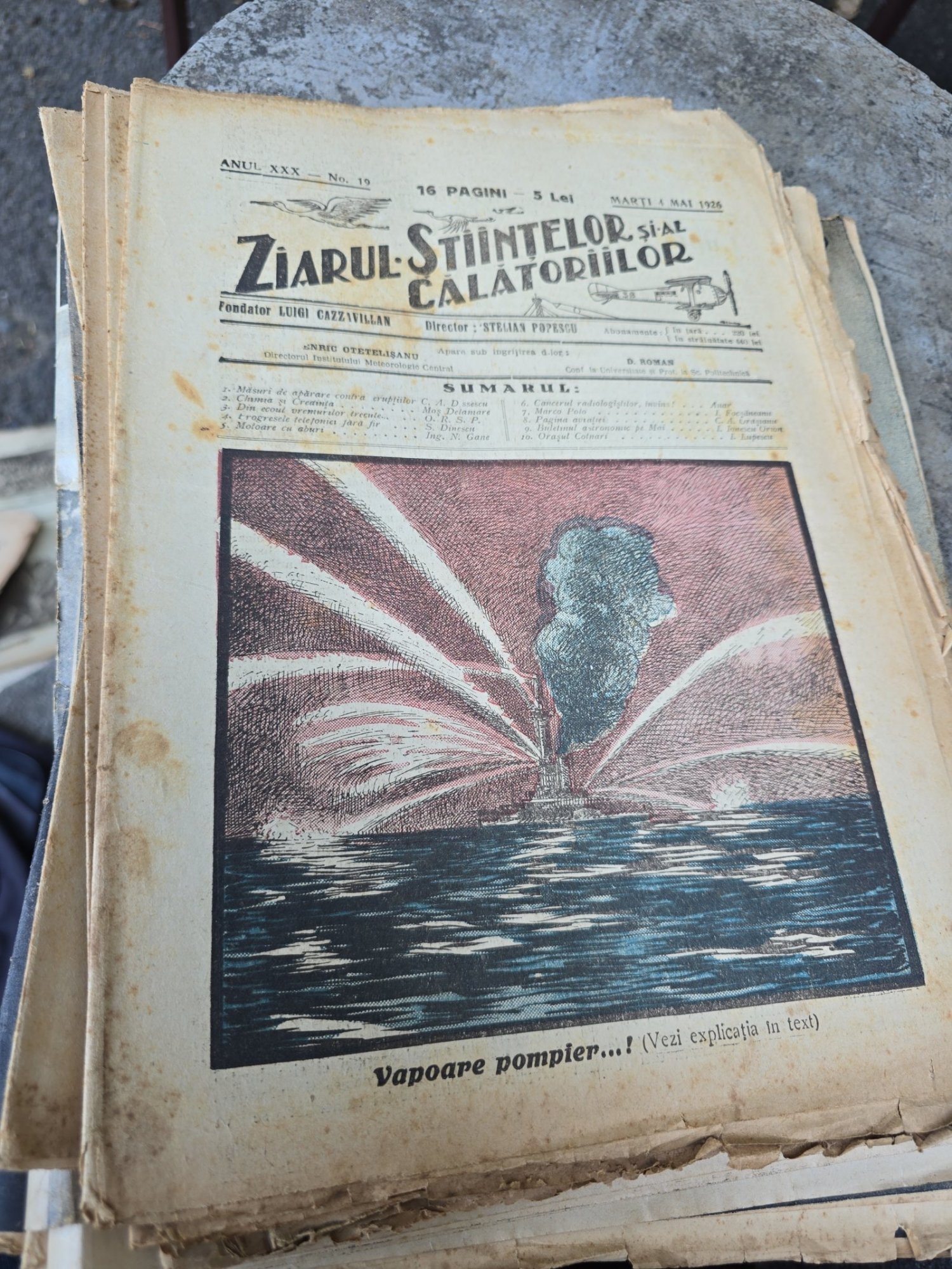 Ziarul Științelor și al Călătoriilor nr.29/1926