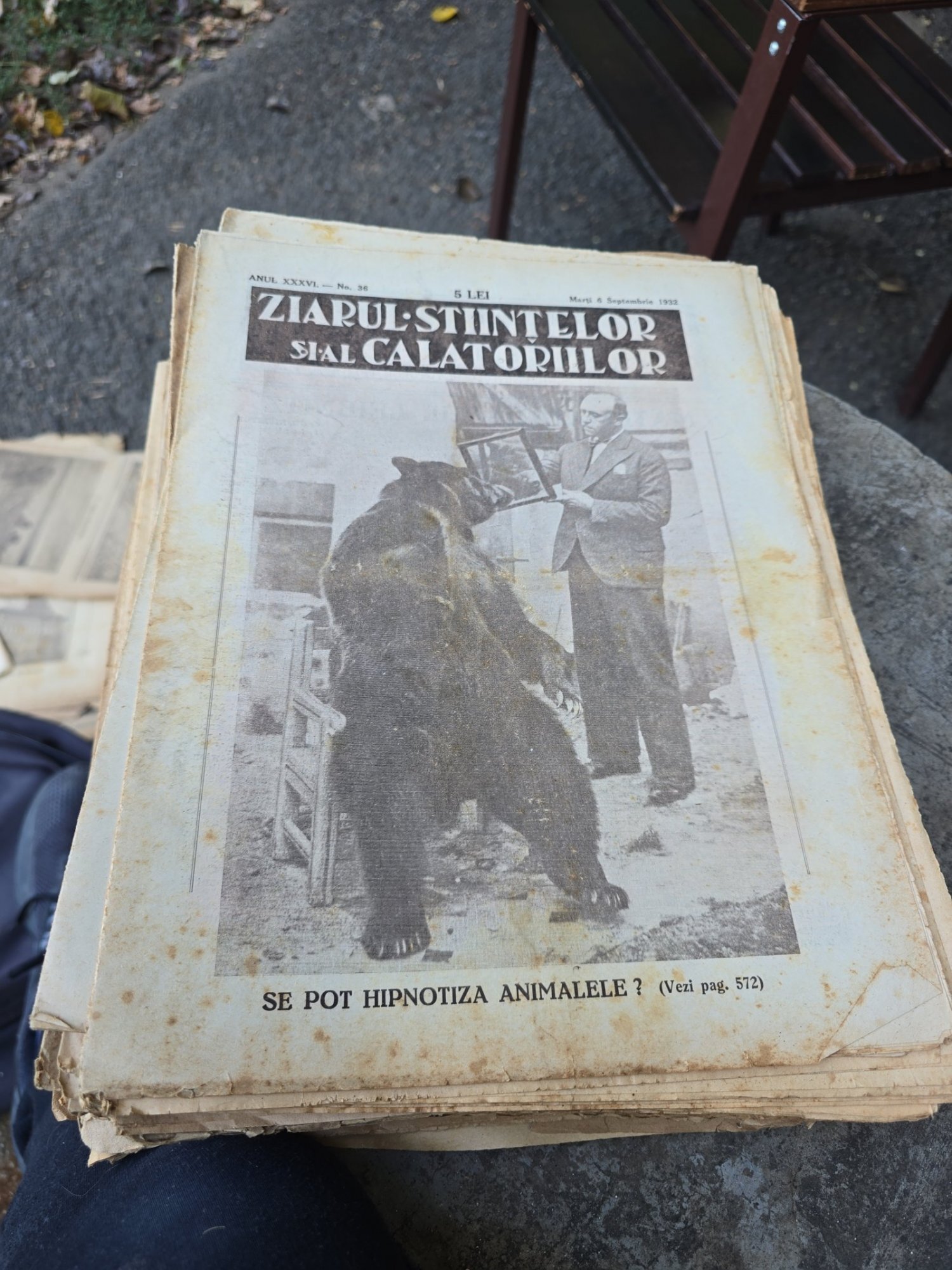 Ziarul Științelor și al Călătoriilor nr.36/1932